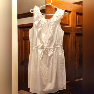 J. Crew NWT White sleeveless dress. Size 12